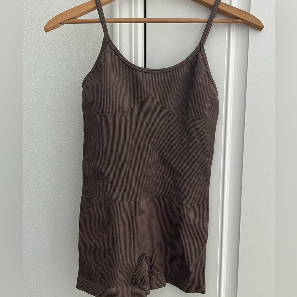 NWOT OQQ Romper Bodysuit Ribbed Waist size S